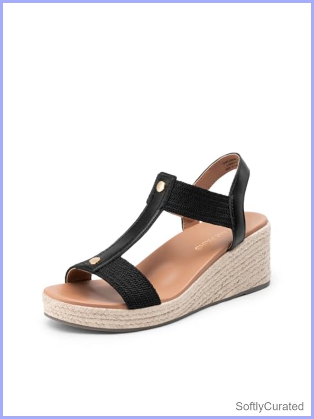 DREAM PAIRS Women's Espadrilles Platform Wedge Sandals with Arch Support